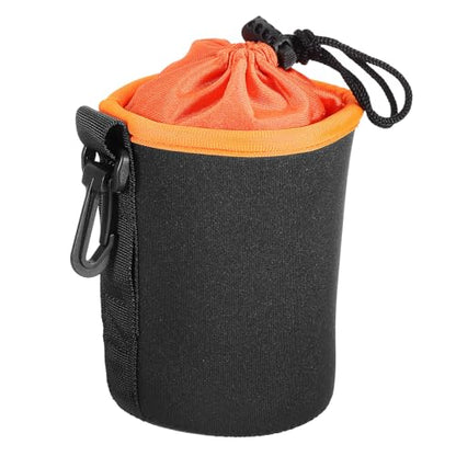 PATIKIL Camera Lens Bag: 1 Pcs 3.3" ID x 5.5" H Cylindrical – Front View
