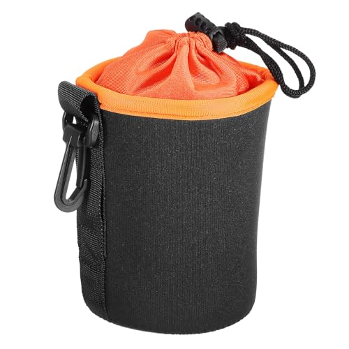 PATIKIL Camera Lens Bag: 1 Pcs 3.3" ID x 5.5" H Cylindrical – Front View