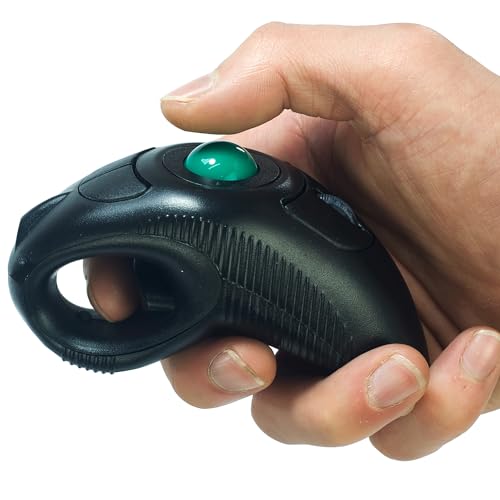 YUMQUA Y-10W: 2.4 GHz Portable Finger Handheld Wireless USB – Front View