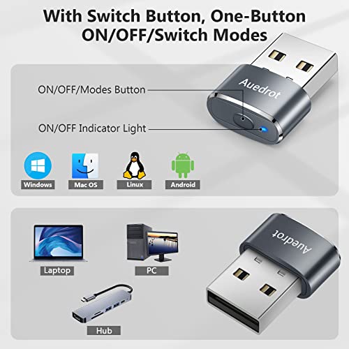 AUEDROT Mouse Jiggler: Undetectable Metal USB Mouse Mover – Packaging