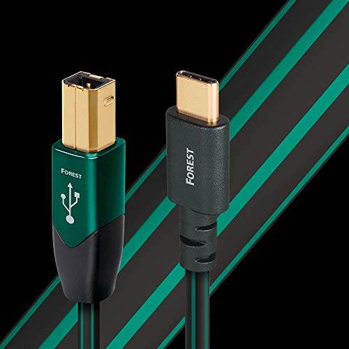 AudioQuest Forest: High-End USB B to C Cable 4.92ft – Front View