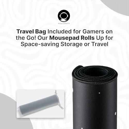 Gaming Mouse Pad: Keycadets Gravity Large Desk Pad for – In Use