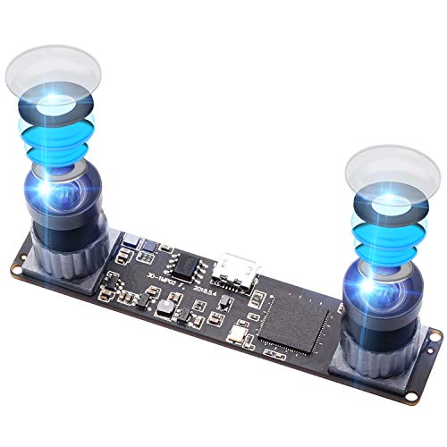 Synchronized Dual Lens Stereo USB Camera – Front View