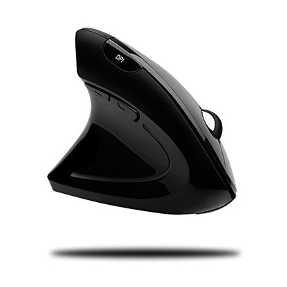 Adesso iMouse E90: Wireless Left-Handed Vertical Ergonomic – Side View