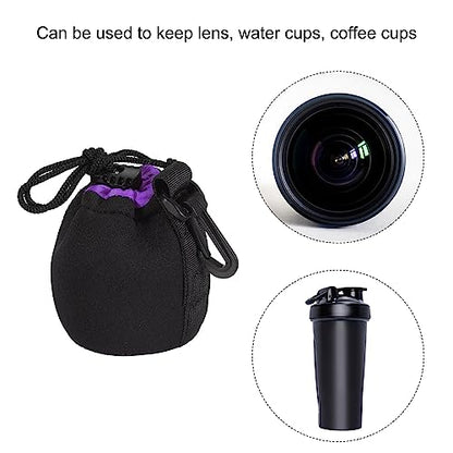 PATIKIL Camera Lens Bag: 2.8" IDx3.9 H Drawstring Lens – Back View