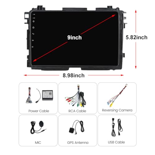 Android 13 Car Stereo Double Din for Honda Vezel HR-V HRV – Feature Highlight