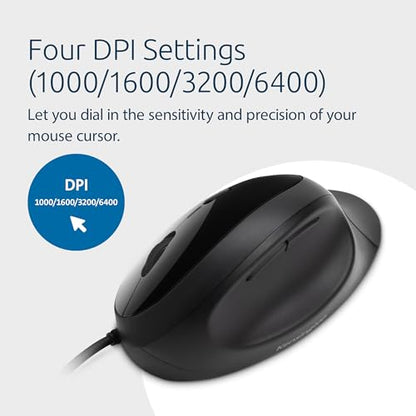 Kensington Pro Fit Ergonomic Wired Mouse – Packaging