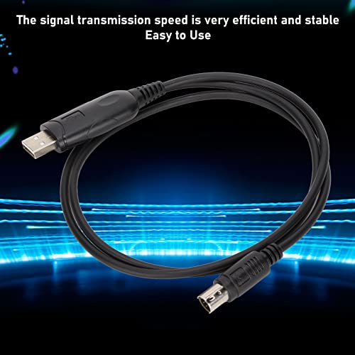 8 Pin Din Male Serial to USB Adapter – Side View