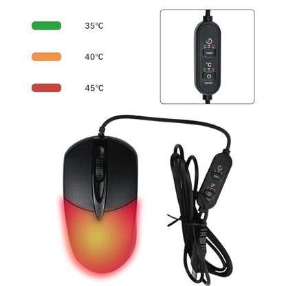 Heated Mouse: Flylin USB Heated Computer Mouse 1600DPI – In Use