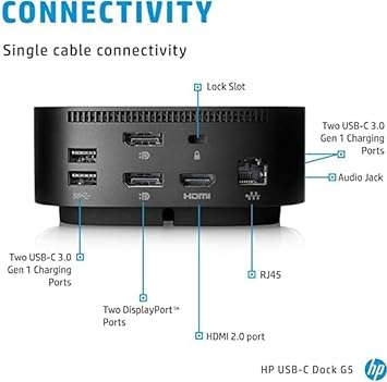 HP USB-C Dock G5, Model Number: 26D32AA#ABL ( Dock 2.0 )