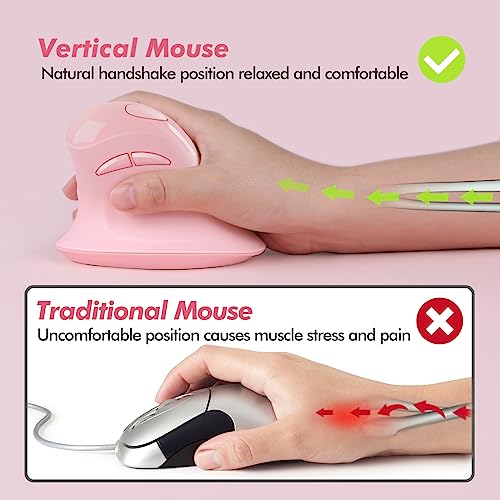 Mouse Micropack: MicroPack Ergonomic Mouse Vertical – Side View