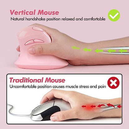 Mouse Micropack: MicroPack Ergonomic Mouse Vertical – Side View