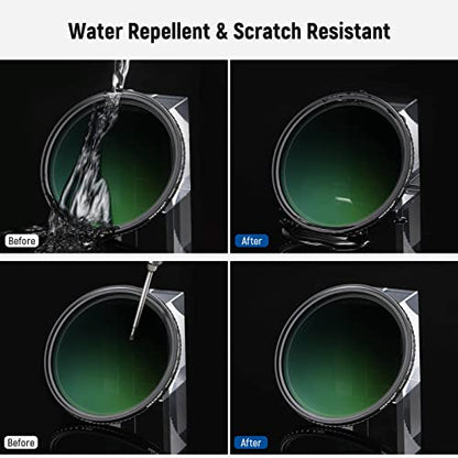 NEEWER 62mm Variable ND Filter ND3-ND1000 – Size Reference