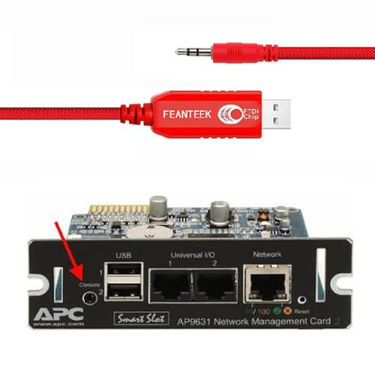 APC Cable: Feanteek USB to AJ2.5 Cable 940-0299A – Side View
