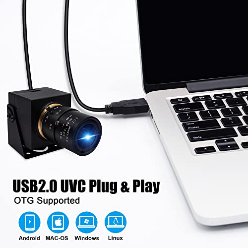 Camera Webcam: SVPRO USB Camera 1080P Full HD Webcam 2MP – Side View