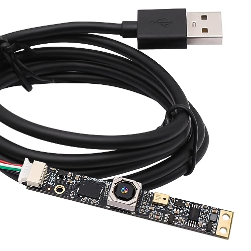 8MP Auto Focus USB Camera: High-End 4K Resolution with – Front View