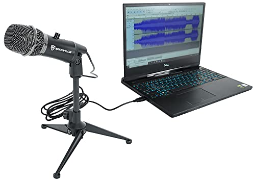Rockville Stream: Rockville A-Stream USB Microphone 24-Bit – Front View