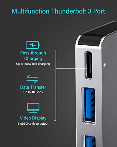 MacBook RayCue: 6-in-1 USB-C Hub for MacBook Pro and Air M1 – Close-up Detail