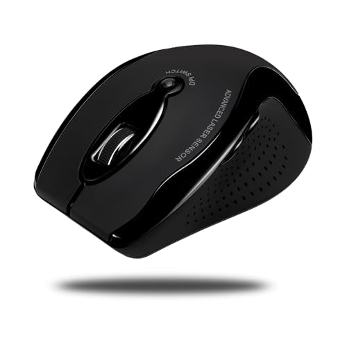 Adesso iMouse G25: Wireless Ergonomic RF Laser Mouse – Close-up Detail