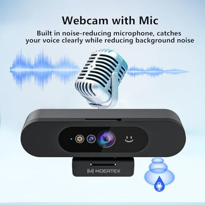 Window Hello Webcam: 1080p 30fps Camera with Noise-Reducing – In Use