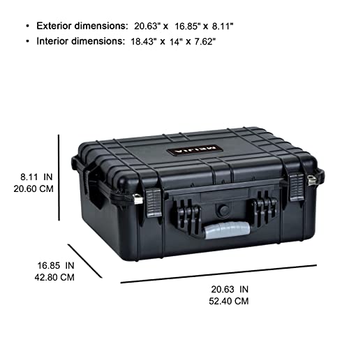 MEIJIA Portable All Weather Waterproof Protective Hard Case – Close-up Detail