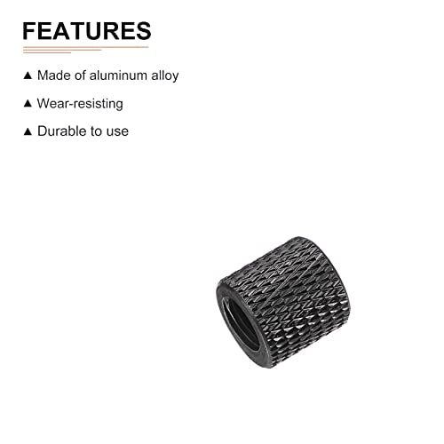 DTGN 1/4"-20x0.39(DxH) Tripod Nuts – Close-up Detail