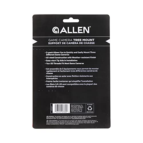 Allen Company Trail Camera Mount with Thumb Screw Metal – Back View