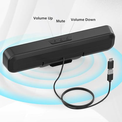 Speakers OGUPGX: OGUPGX Computer Speakers for Desktop PC – In Use