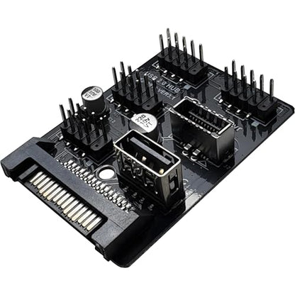 Header Ports: 5 Ports Internal USB Hub Motherboard 9pin USB – Feature Highlight
