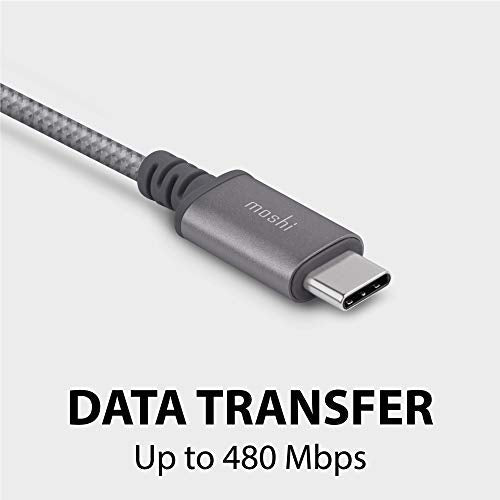 Moshi Integra: Moshi Integra USB-C to USB-A Charge Cable – Side View