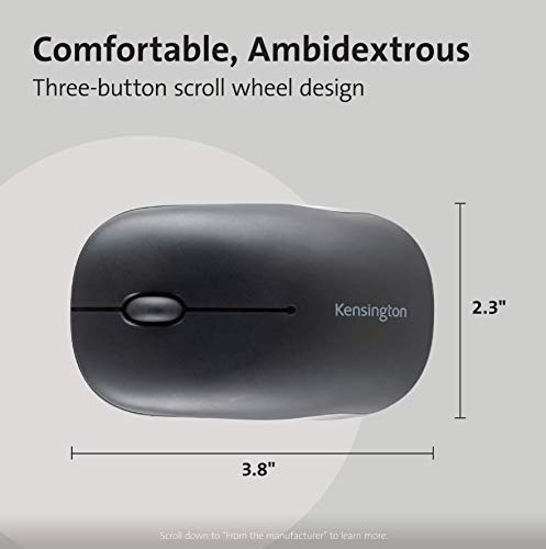 Kensington Pro Fit Bluetooth Compact Mouse K74000WW – Front View