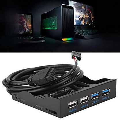 Front Panel: 3.5in USB High Speed 4 Ports 2 USB 3.0 2 USB – Side View