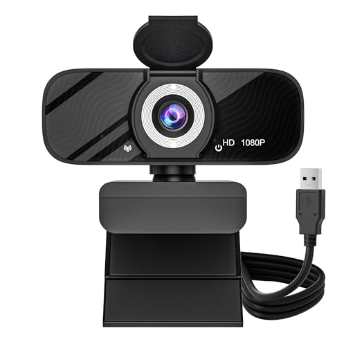 Gozvrpus Webcam: Gozvrpus USB HD Webcam 1080P Video Wide – Front View