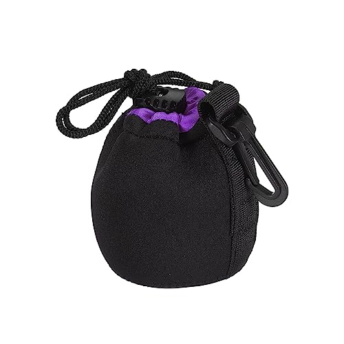 PATIKIL Camera Lens Bag: 2.8" IDx3.9 H Drawstring Lens – Close-up Detail