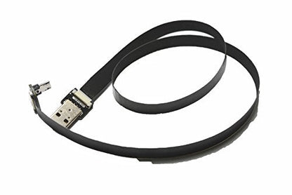 Permanent Black FPV Cable: 90-Degree Micro USB to Standard – In Use