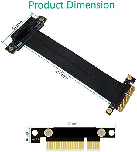 HLT PCI-e Express 3.0 Extension Cable – Side View