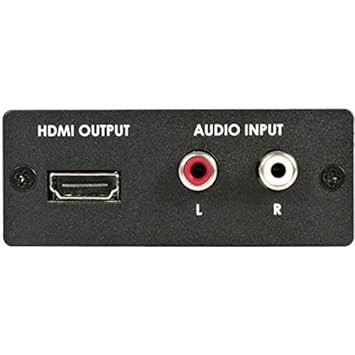 StarTech.com Component (YPbPr) / VGA to HDMI Converter with Audio - PC to HDMI - Resolutions up to 1080p (HDTV) and 1920 x 1200 (PC) (VGA2HD2)