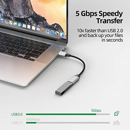 Cable Clavoop: CLAVOOP Short USB Extension Cable 6 Inch 10 – Close-up Detail