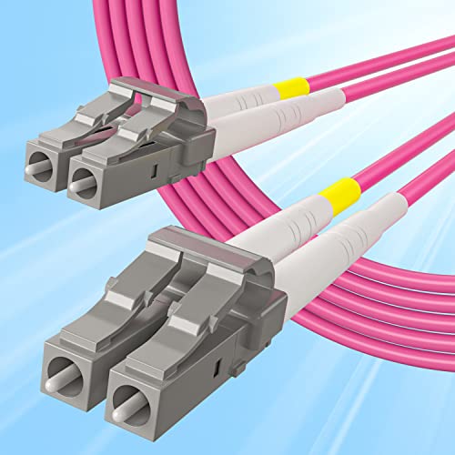 Fiber 10Gtek: 10Gtek Fiber Patch Cable LC to LC OM4 – Front View