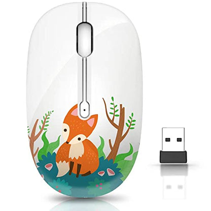 Juhoo Mouse: JUHOO Wireless Mouse Ergonomic Optical – Front View