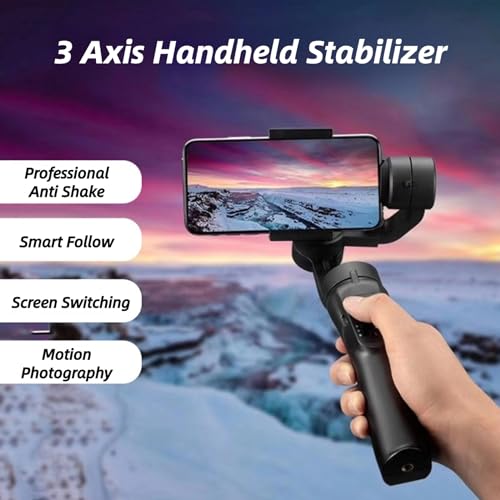 Stabilizer Gimbal: S5 3-Axis Handheld Gimbal Stabilizer – Side View