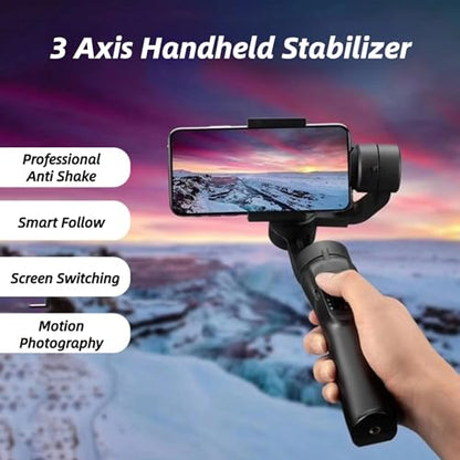 Stabilizer Gimbal: S5 3-Axis Handheld Gimbal Stabilizer – Side View