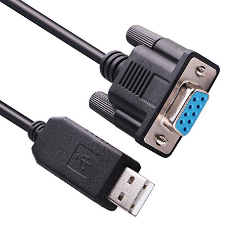 RS232 9Pin: USB to RS-232 9Pin DB9 Female 9 Pin 2-RXD – Front View