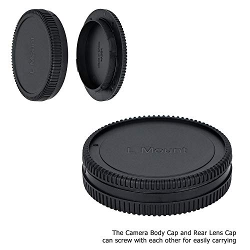Leica Cap: Leica L Mount Cameras and Lenses Center-Pinch – Back View