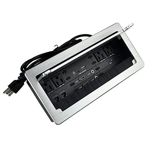 Power Charger: Connectivity Box with 4 AC Power – Front View