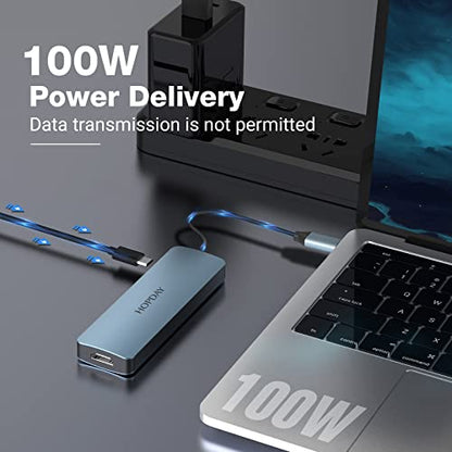 USB C Hub: USB C Adapter MacBook Pro/Air Ipad Pro Adapter – Close-up Detail