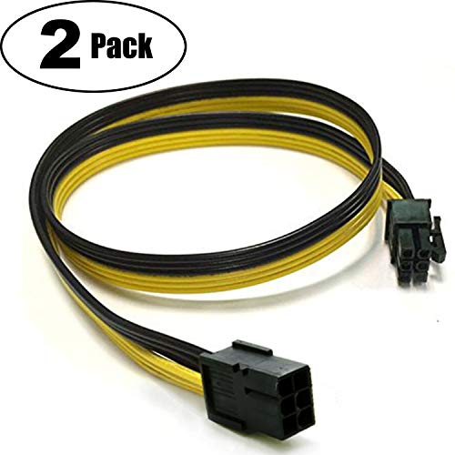 PCIe Extension Cable: TeamProfitcom 6 Pin Female to Male – Side View