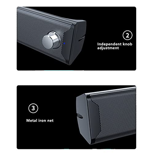 Speaker Subwoofer: Soundbar Speaker 1 Pair of Mini Strip – In Use