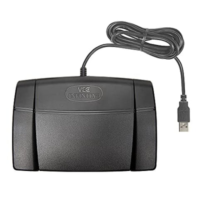 ECS 3.5 mm Stereo and Mono Audio Transcription Headset with – Side View