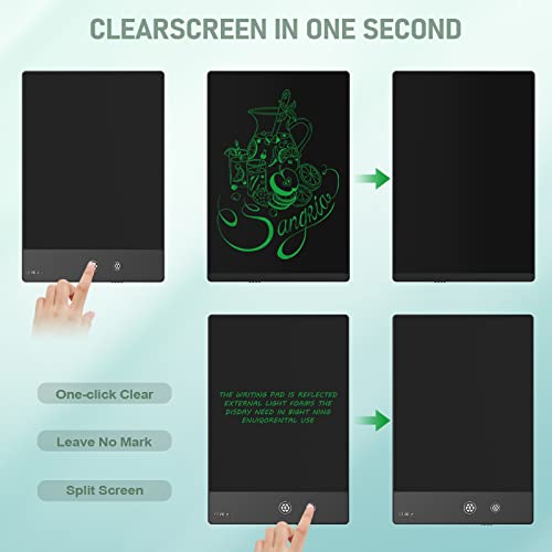 LCD Writing Tablet: Ksequ 10.5 Inch Double-Sided Full – In Use